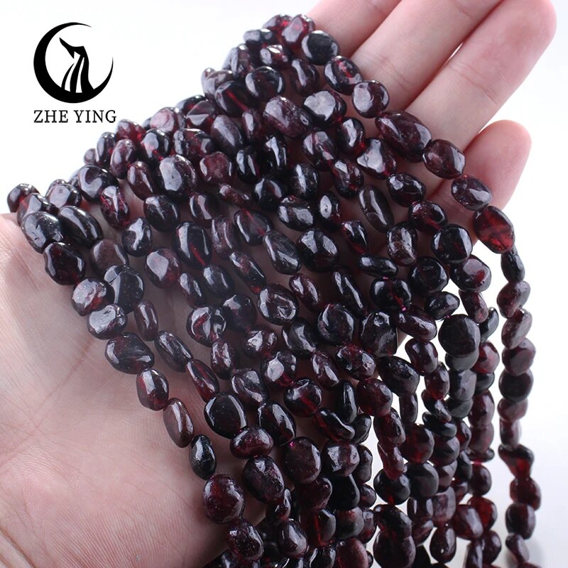 Zhe Ying Аквамариновые бусины 8-10 мм 139garnet