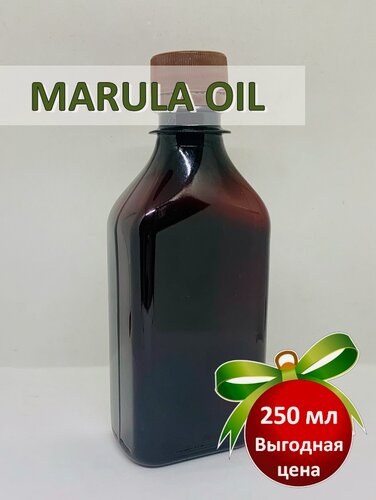 Изображение товара Масло Марулы (Marula Oil Organic) холодного отжима для ухода за руками, масло для лица и тела, Africa Natural, 250мл