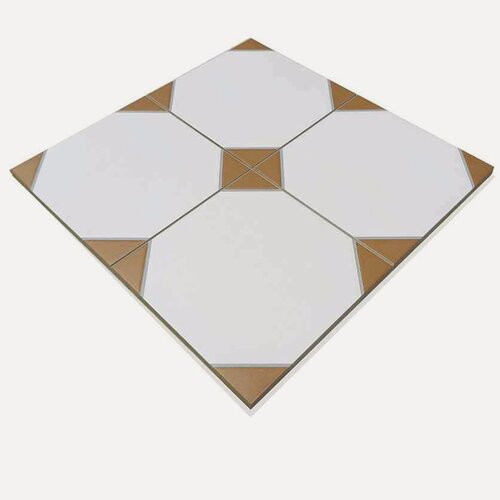 Изображение товара Керамический гранит Realonda Canterbury Terra 33*33, квадратная, узор, матовая,33*33 см (цена за 1 м2)