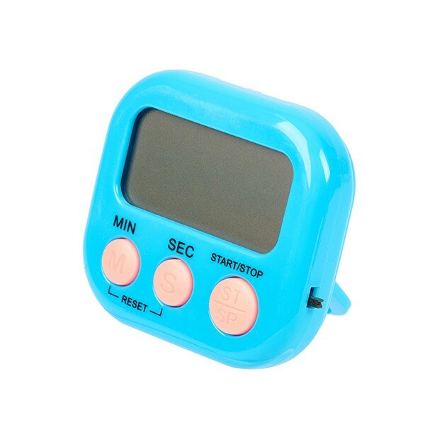Таймер электронный «Антарес» на магните с настольной подставкой, 70✕65✕20 мм, голубой (Соломон)