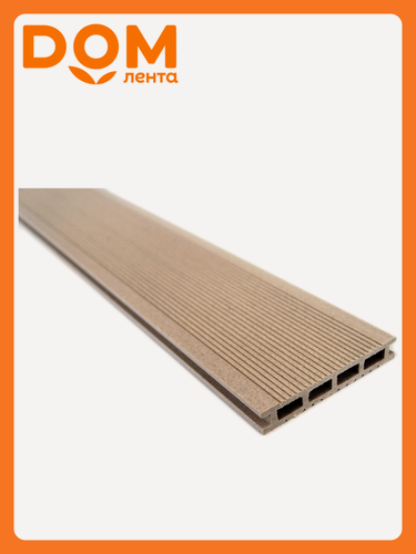 Изображение товара Доска террасная древесно-полимерный композит MultiDeck Белая ночь 22х140х3000 мм