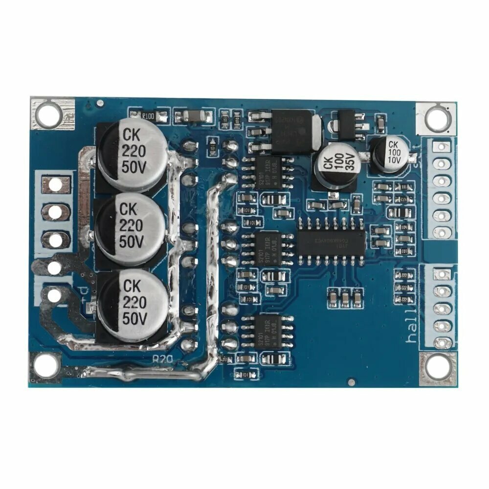 DC 12V-36V 500W ШИМ контроллер бесщеточного двигателя постоянного тока с двигате