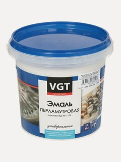Изображение товара Эмаль акриловая VGT ВД-АК-1179 универсальная глянцевая хамелеон 1 кг для внутренних и наружных работ по дереву и камню