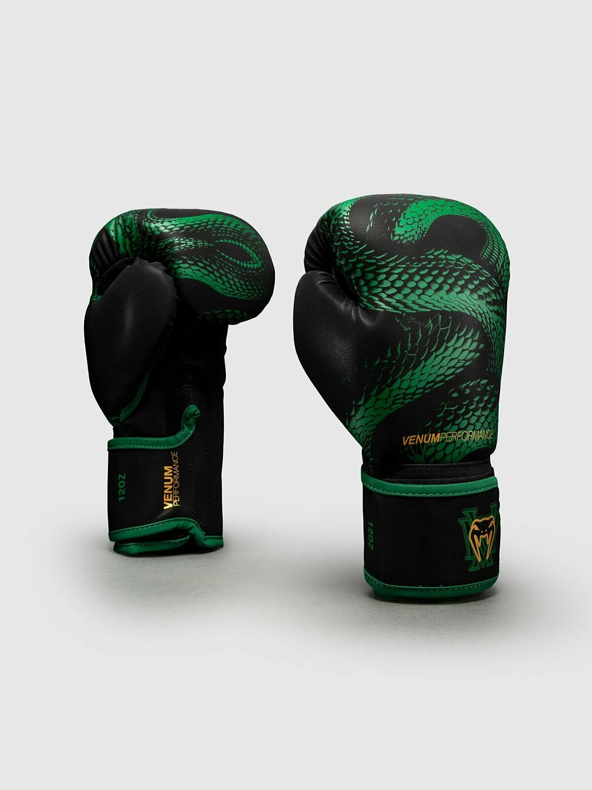 Перчатки боксерские Venum Matupa Black/Green/Gold (10 унций)
