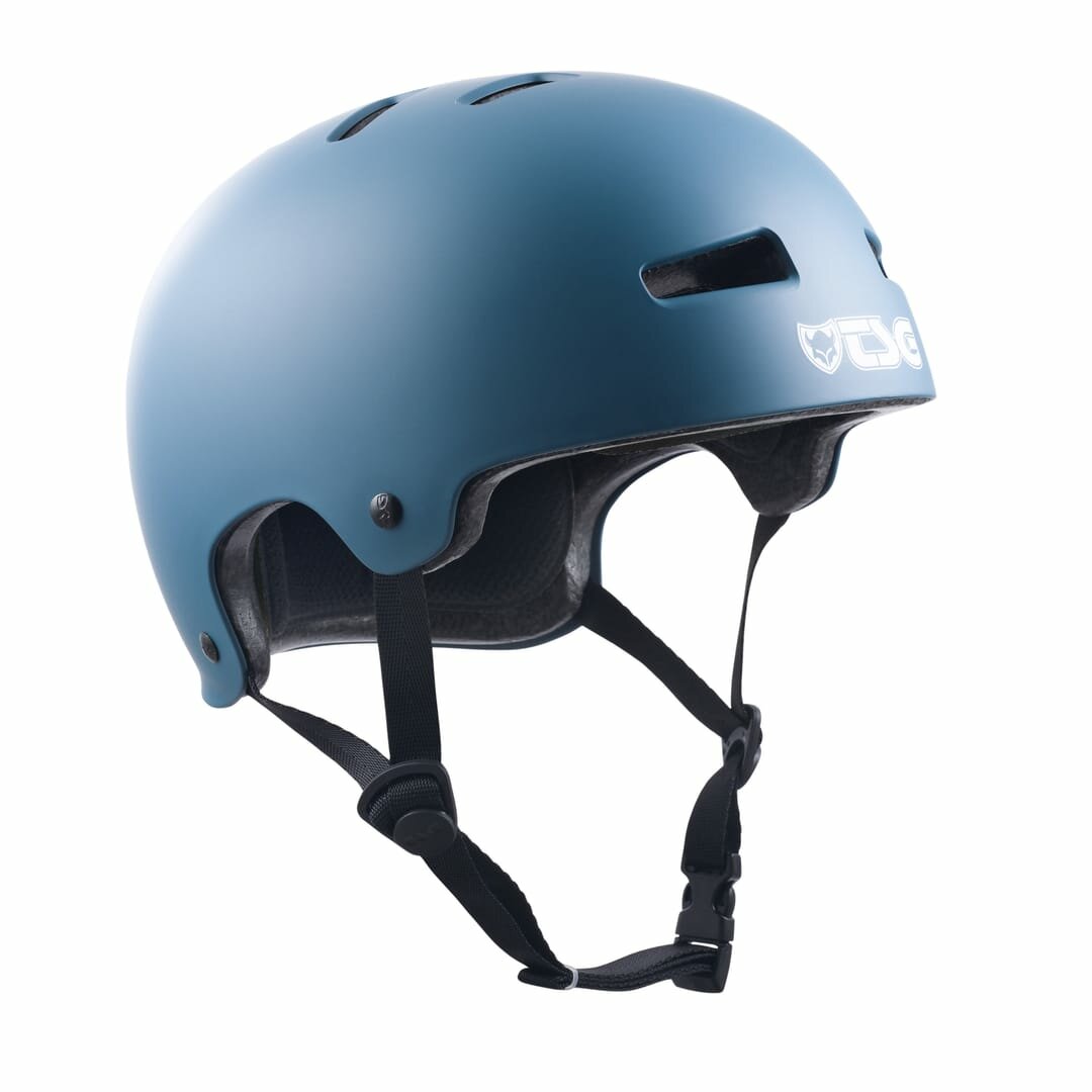 DECATHLON шлем TSG Evolution, сатиновый синий Teal, L/XL (58-60 см)