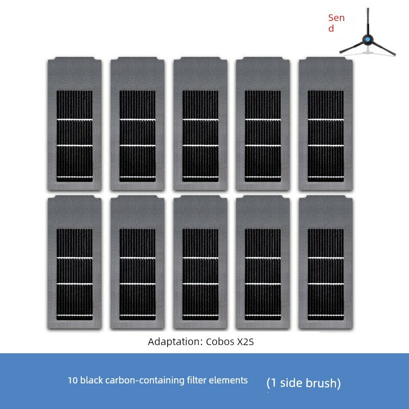 Подходит для робота-пылесоса Ecovacs X2S: тряпка, щетка для труднодоступных мест, маленькая круглая насадка для мытья