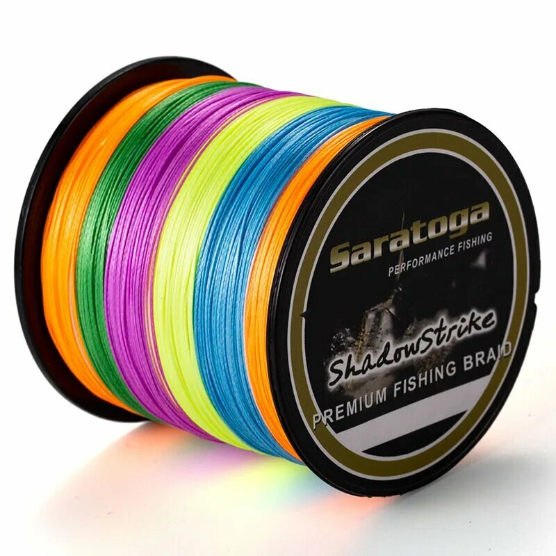 Плетенка рыболовная Saratoga ShadowStrike, multicolor, 90LB 0.50MM