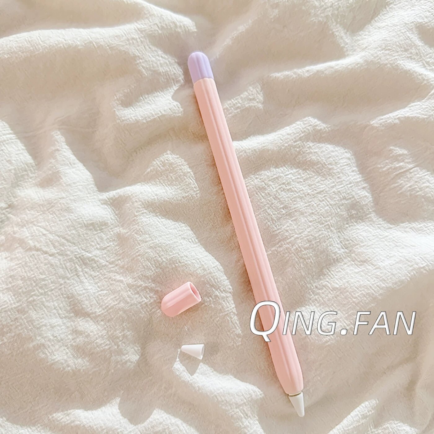 Розовый силиконовый чехол для Apple Pencil 1 - Тонкий, гибкий, противоскользящий защитный чехол для iPad Pro