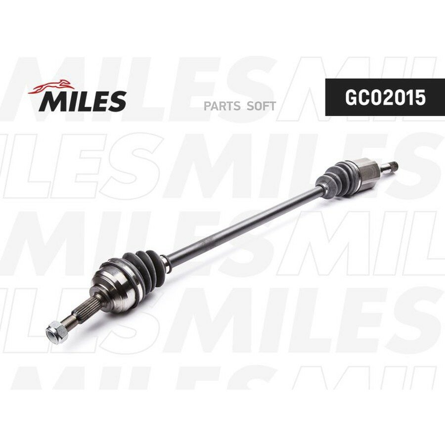 MILES GC02015 Привод в сборе LADA X-RAY 15-/SANDERO II 14- прав.(КПП Renault JR5) ()