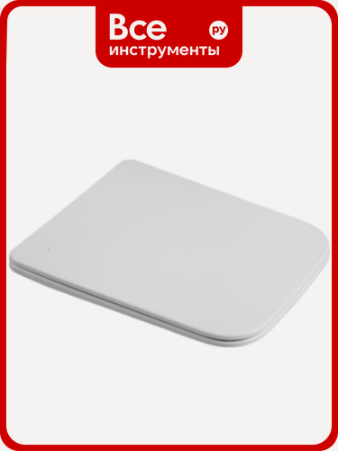Изображение товара Сиденье для унитаза WeltWasser WW 010 GL-WT, квадратное, из дюропласта, с микролифтом и быстросъёмным механизмом
