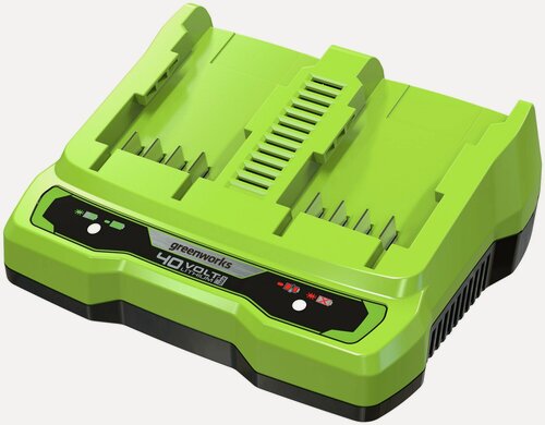 Изображение товара Быстрое зарядное устройство на 2 слота GreenWorks G40UC8 40V 2938807