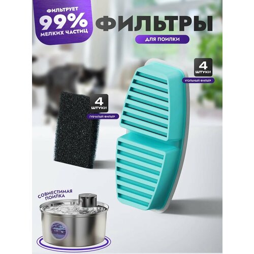 фото Фильтры для беспроводной поилки фонтана pets&mom