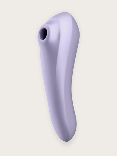 Изображение товара Вибратор Satisfyer Dual Pleasure, вакуумный, силиконовая, фиолетовая