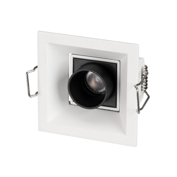 Светильник MS-ORIENT-BUILT-TURN-TC-S67x67-3W Warm3000 (WH-BK, 30 deg, 230V) (Arlight, IP20 Металл, 5 лет) 031927