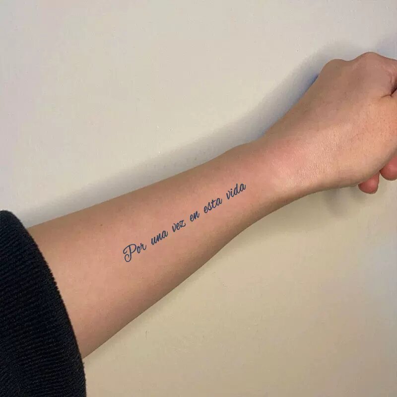 Футболка GATTOO с испанской надписью 'Once in a Lifetime' - Удобная хлопковая повседневная одежда для ежедневного