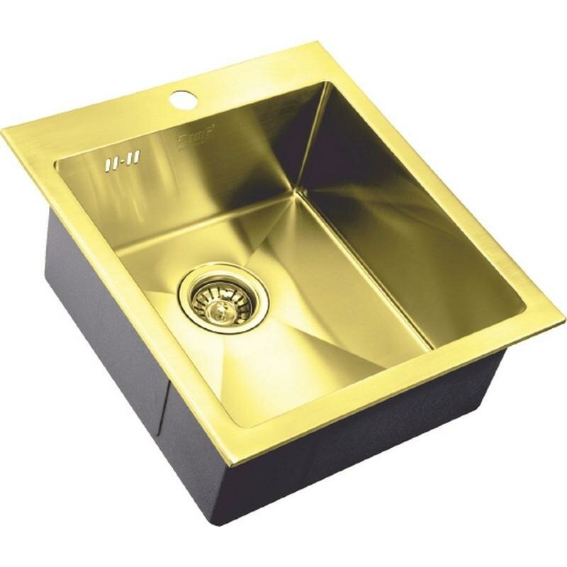 Мойка для кухни ZorG Bronze 45х51 SZR-4551 бронза, 1 чаша, нержавеющая сталь