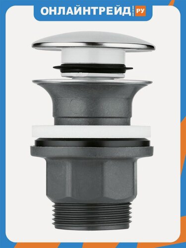 Изображение товара Донный клапан Grohe click-clack, хром 40824000