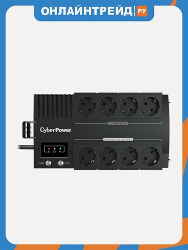 Изображение товара Источник бесперебойного питания Cyberpower BS450E NEW 450VA/270W USB (4+4 EURO)