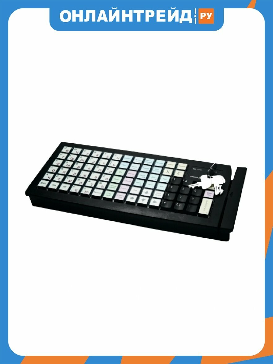 Клавиатура программируемая Posiflex KB-6600U-B черная