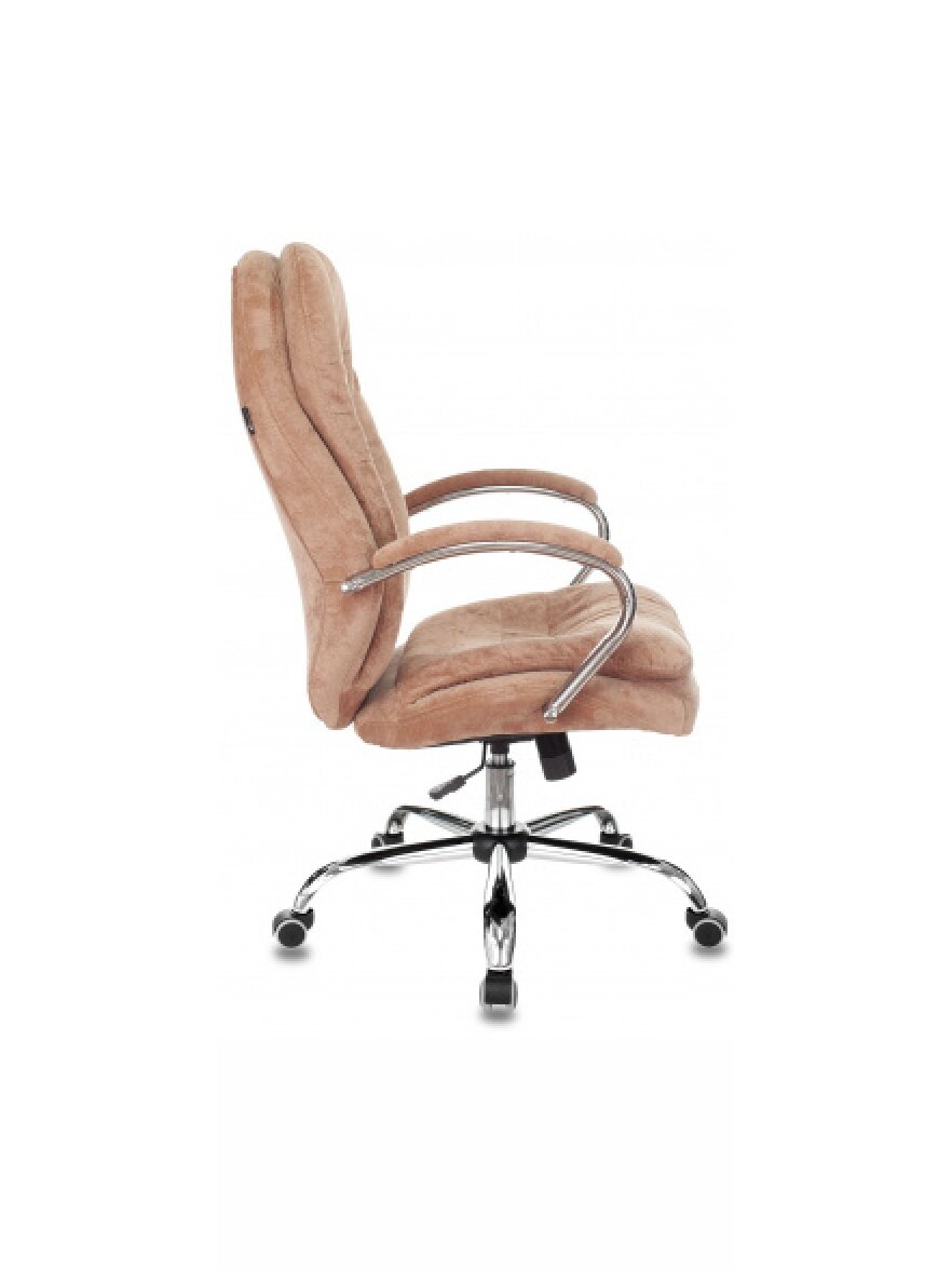 Кресло руководителя Бюрократ T-9950SL Fabric светло-коричневый Velvet 90 — фото 1
