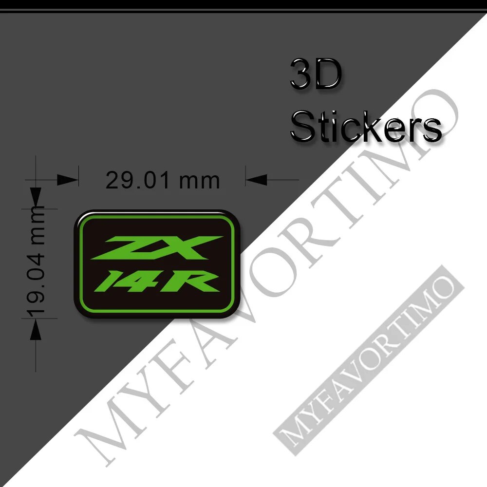 Наклейки на мотоцикл для Kawasaki Ninja ZX-14R ZX14R ZX 14R, накладка на бак, эмблема, ZX-14R