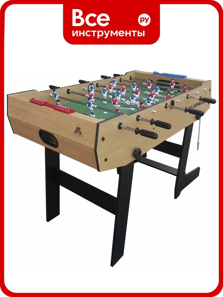 Игровой стол-футбол DFC SILVERWOOD SB-ST-07, деревянный корпус, игровая поверхность, подходит для взрослых