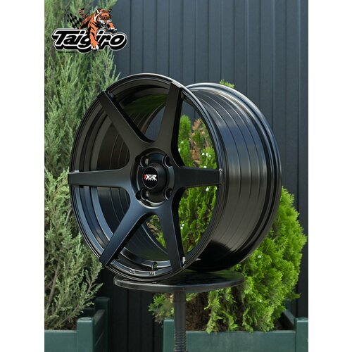 фото Taigiro топ дизайн колесный диск литой 16x7.5 pcd4x100 et30 d73.1 черный