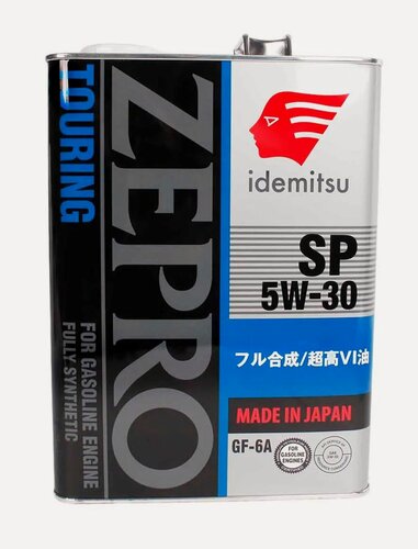 Изображение товара Масло моторное синтетическое IDEMITSU Zepro Touring 5W-30 SP, 4 литра канистра
