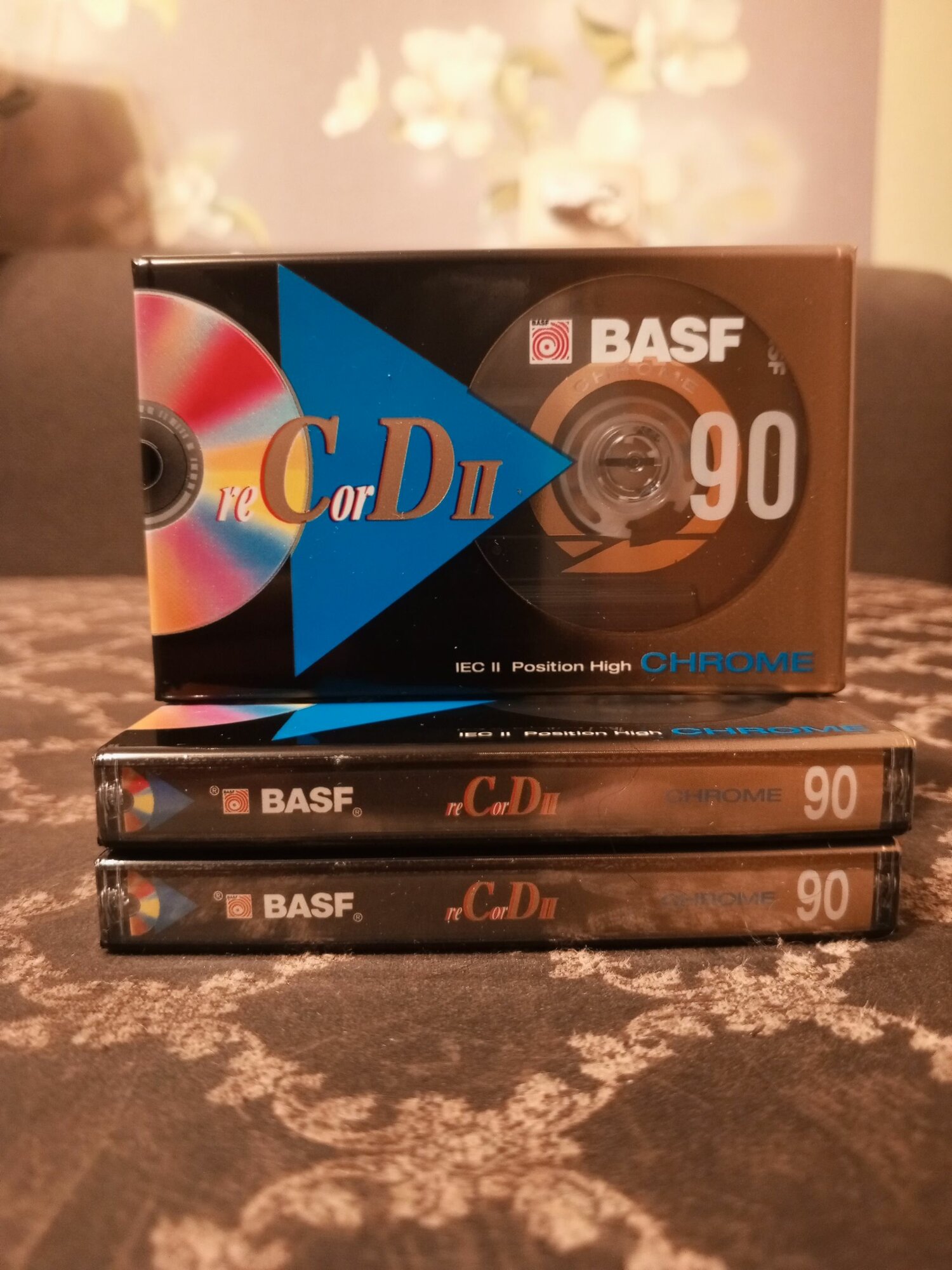 Аудиокассета BASF reCorD II 90 ,1995 - 1996 г. (90мин, хром)
