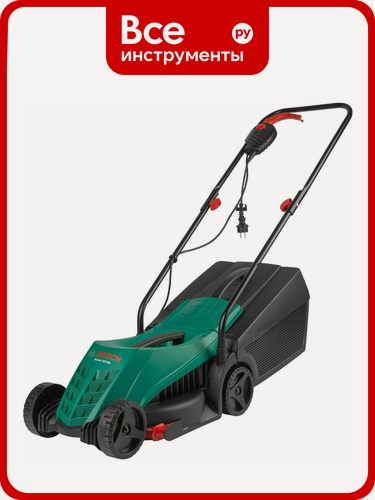 Изображение товара Электрическая, Bosch, газонокосилка Bosch Rotak 320 ER 06008A600A, кошения высокой травы, имеет