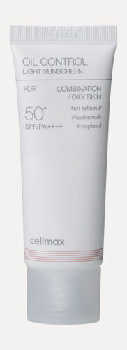 Изображение товара CELIMAX Крем для лица солнцезащитный Oil Control Light Sunscreen SPF 50+ PA++++, 40 мл