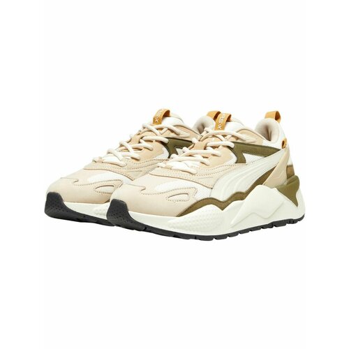фото Кроссовки puma rs-x efekt prm u, полнота f (eu)/ на среднюю стопу, размер 7,5 uk, бежевый/зеленый