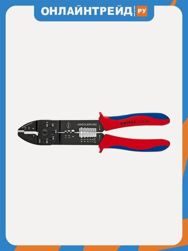 Изображение товара Клещи зажимные Knipex 9722240 для опрессовки чёрное лакирование 240 mm