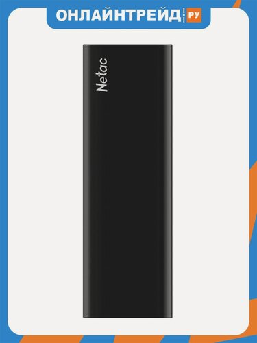 Изображение товара Внешний SSD диск Netac Z SLIM 250Gb USB 3.2 Gen 2 Type-C, черный (NT01ZSLIM-250G-32BK)