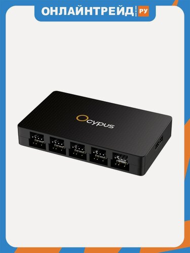 Изображение товара Контроллер вентиляторов и подсветки Ocypus Delta EH10 BK PRO (Delta-EH10-BKN00PXX-GL)