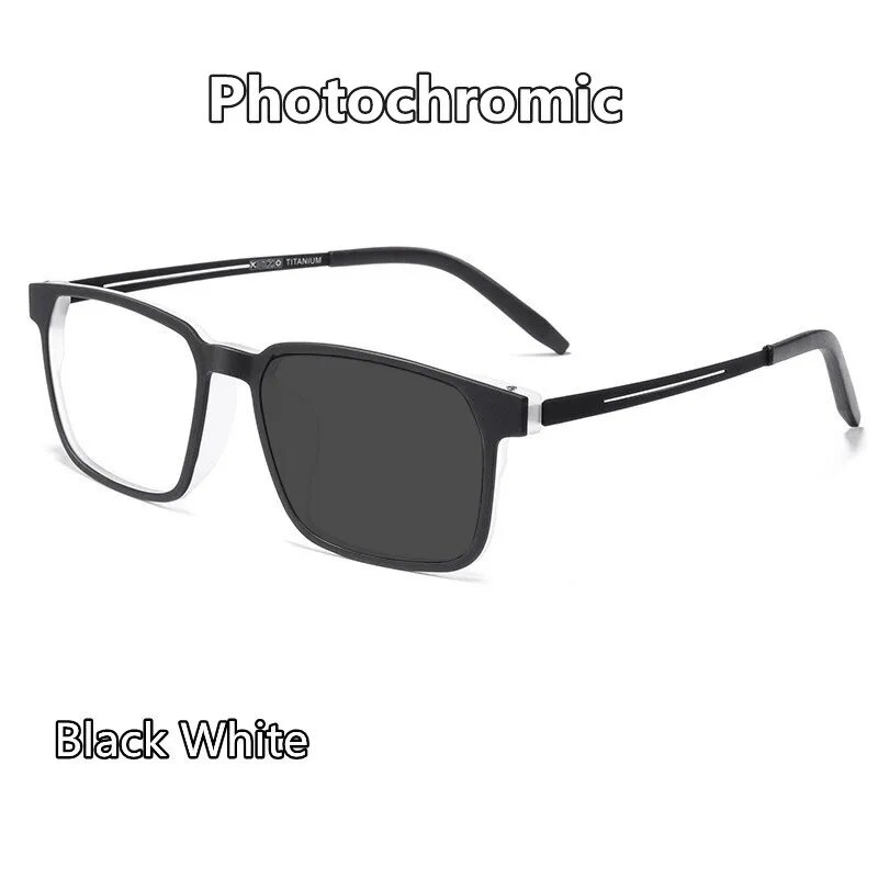 Фотохромные очки Black White +450