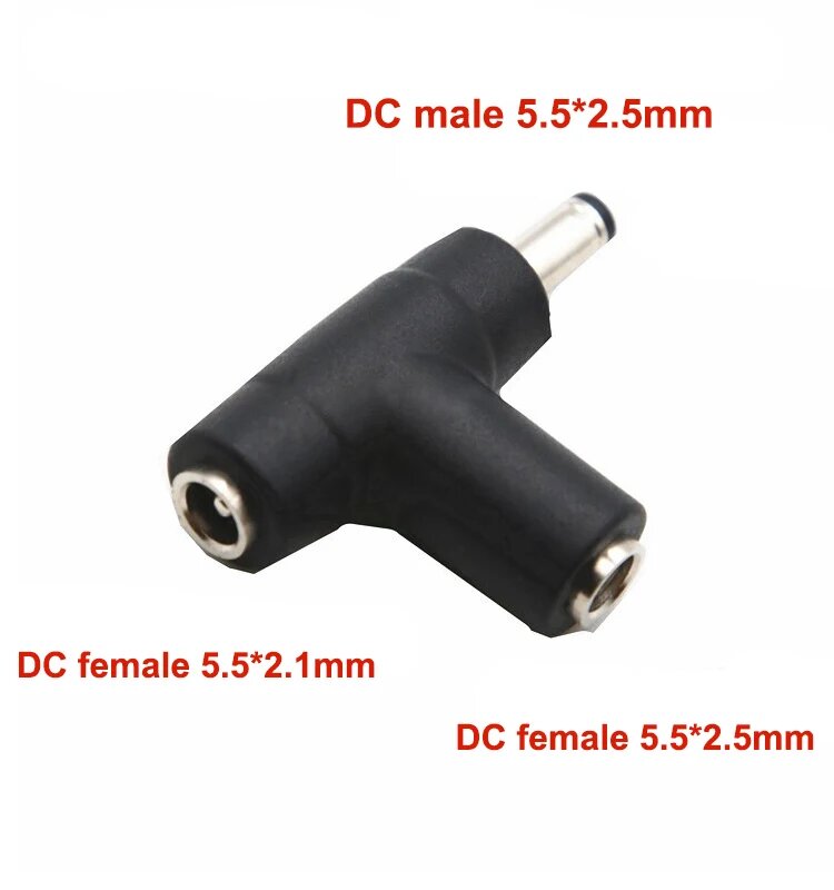 HBXINTAO переходники питания 3 шт. 5.5-2.5mm