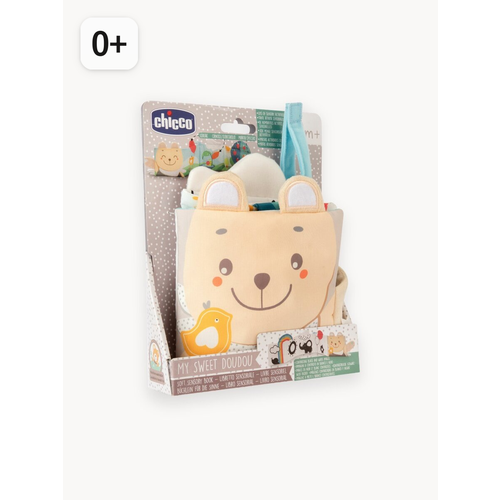 фото Игрушка мягкая первая книжка для малышей chicco, двустороняя 0+