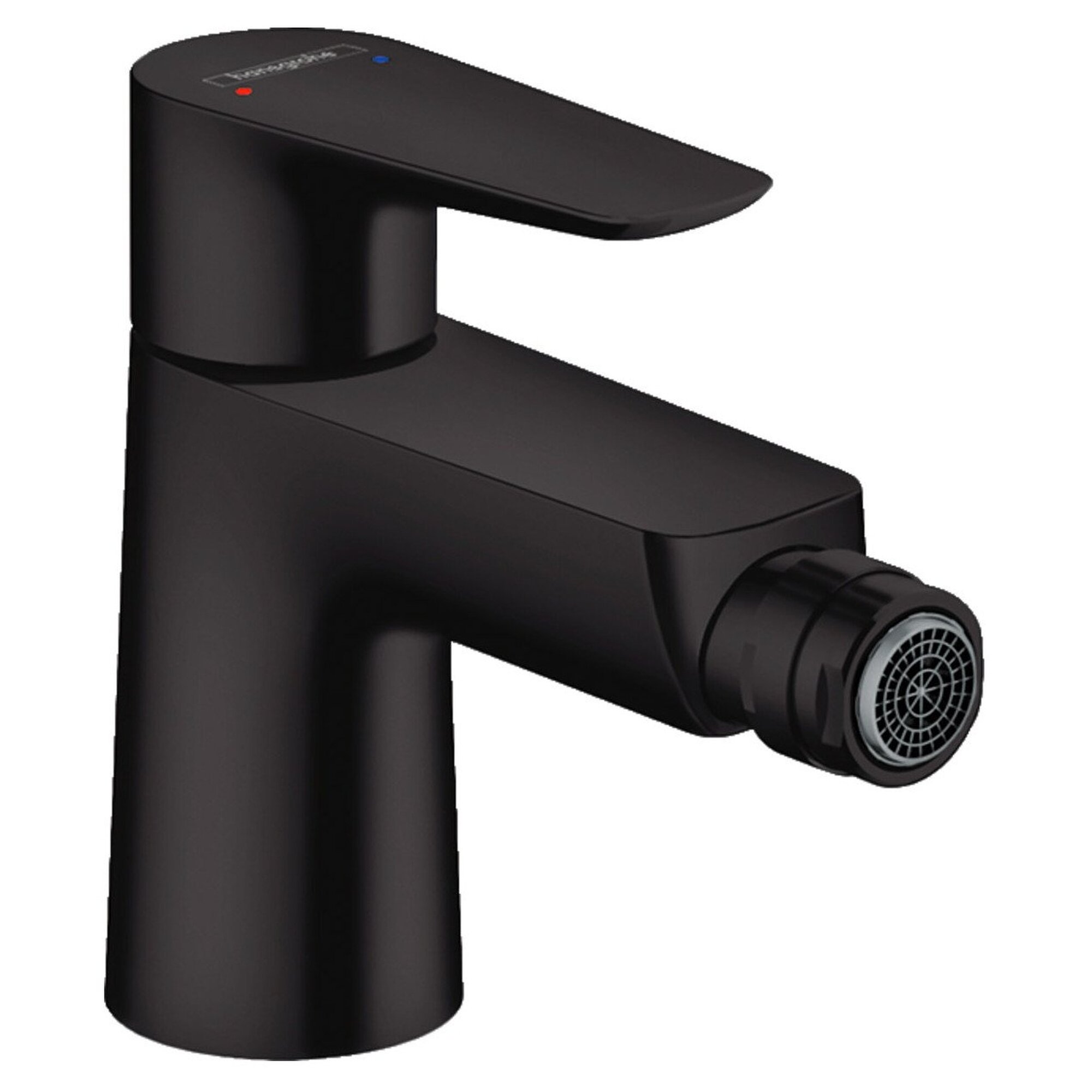 Смеситель для биде Hansgrohe (Хансгрое) Talis E, со сливным гарнитуром 71720670 черный матовый