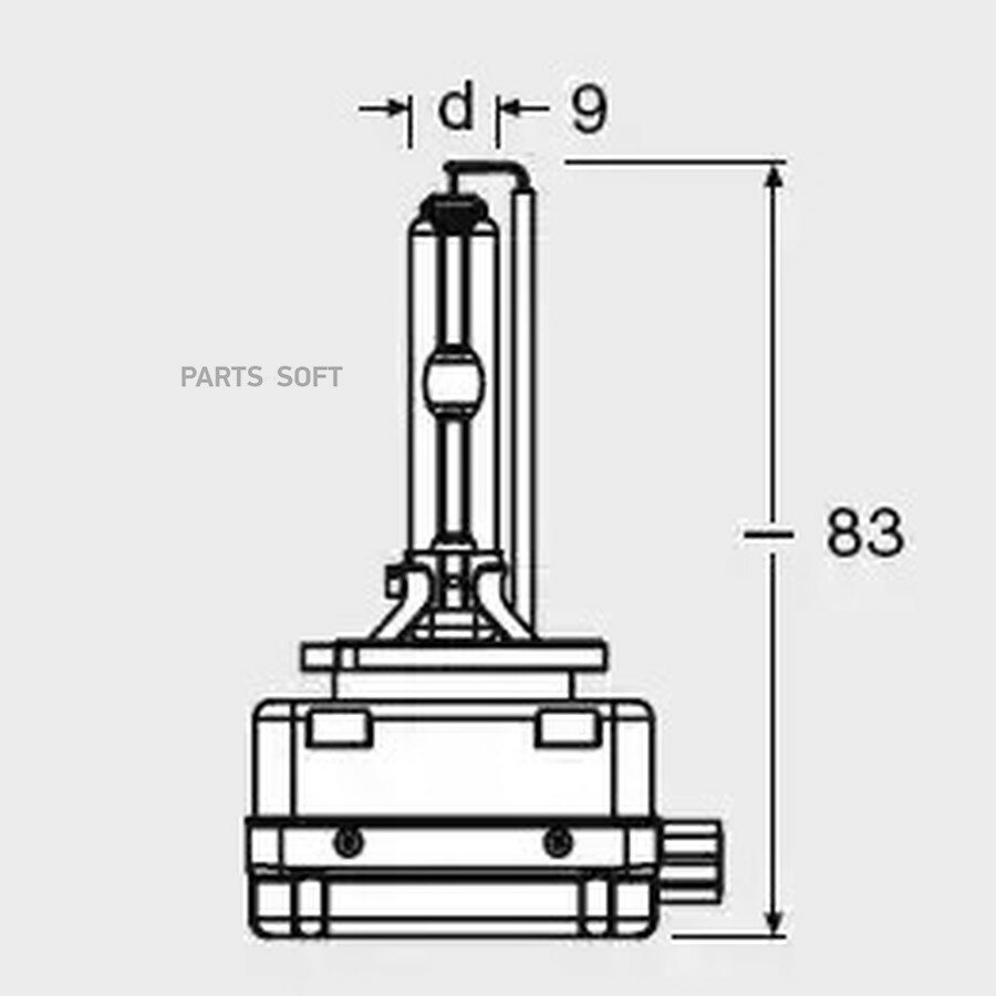 Лампа D3S OSRAM от официального дистрибьютора, OSRAM, артикул 66340