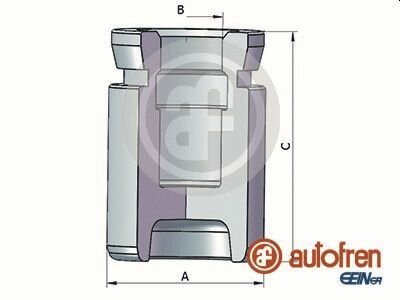 Поршень заднего тормозного суппорта TOYOTA Harrier 98-03, LEXUS RX300 98-03 SEINSA D025352
