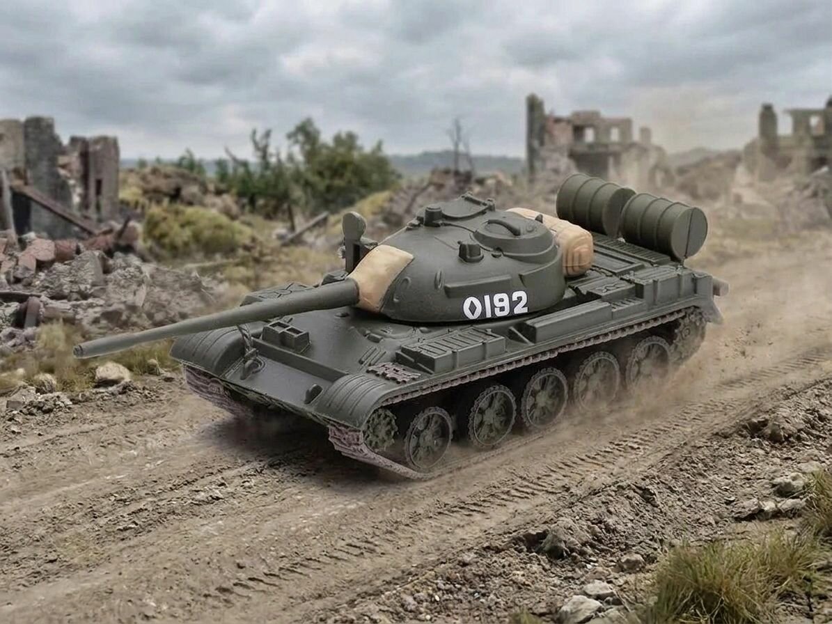 Масштабная модель 1/72, Танк Т-55