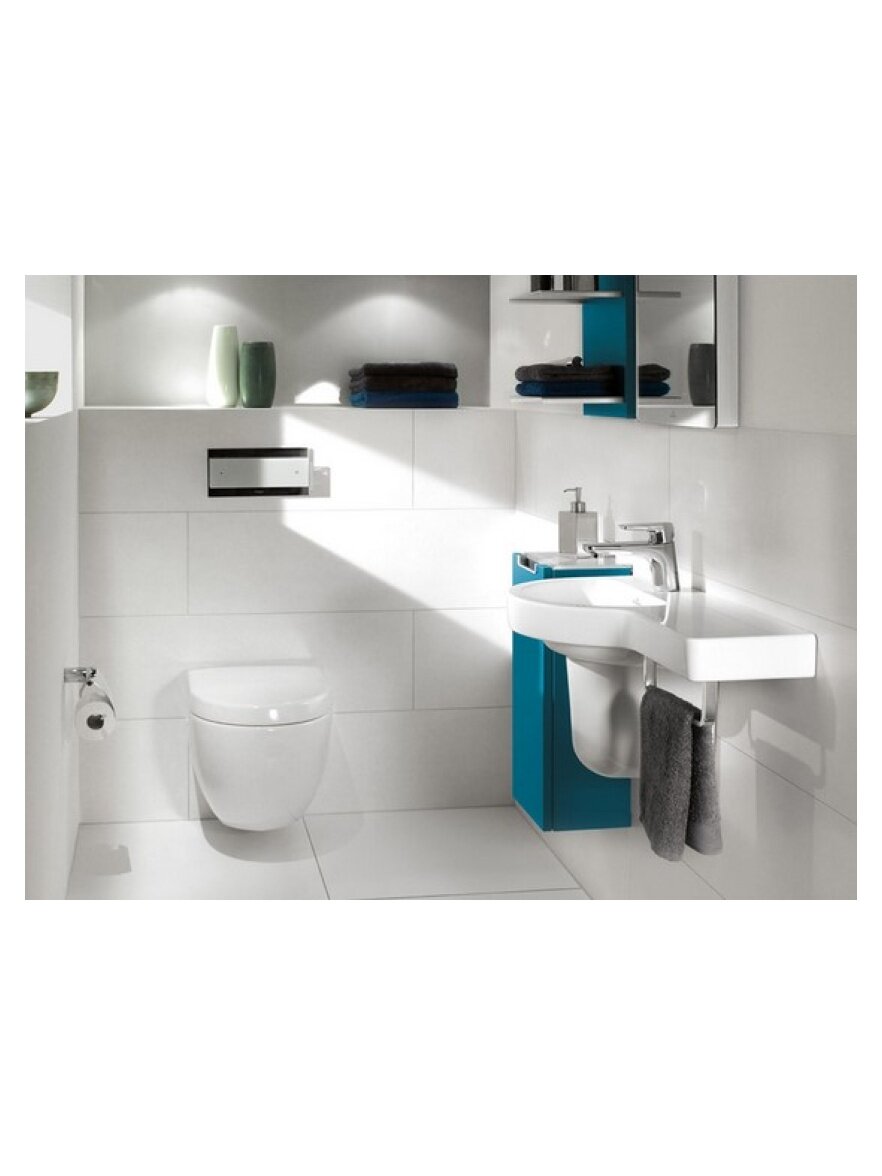 Сиденье для унитаза Villeroy & Boch Villeroy&Boch Subway 2.0 9M68S101, с крышкой — фото 1