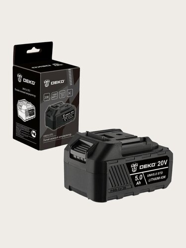 Изображение товара Аккумулятор Deko UNV5.0 STD, Li-ion, 20В, 5.0Ач (063-4495)