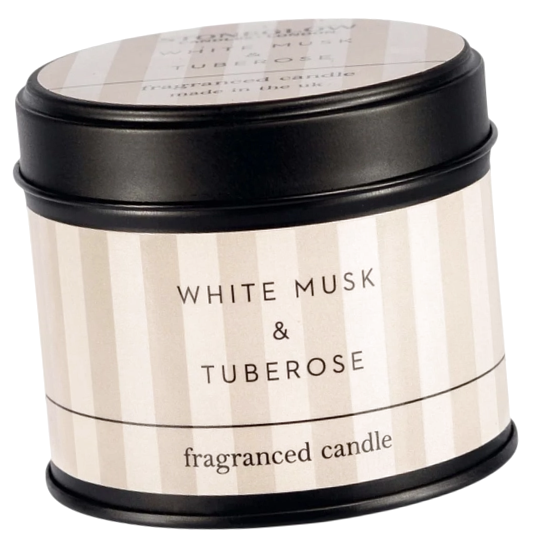 Ароматическая свеча для помещений Stoneglow White Musk and Tuberose 180 гр / Тубероза