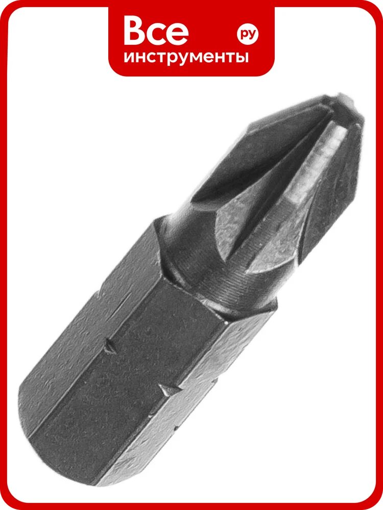 Бита крестовая (10 шт; РZ1x25 мм; CrV; хвостовик 1/4") CNIC 56763
