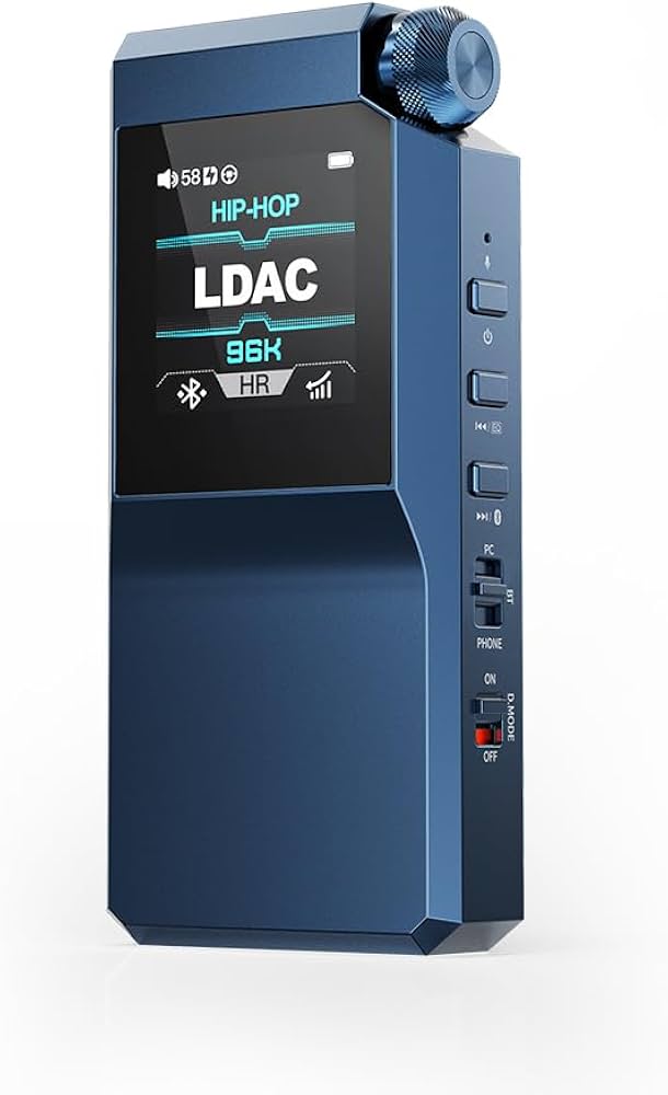 FiiO BTR17, синий, Bluetooth ЦАП/усилитель для наушников на двух ES9069Q