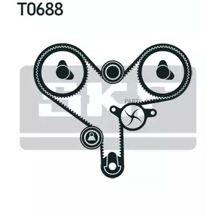 SKF VKMA91904 Комплект ремня ГРМ LEXUS RX/TOYOTA CAMRY 3.0/3.3 01-08