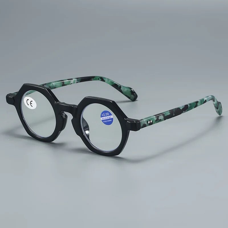 Классические очки RPXBGUCKARHG для чтения Green, +150, Зеленый
