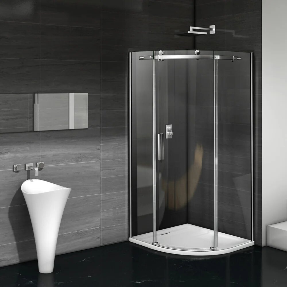 Душевой уголок Good Door Galaxy R-90-C-CH без поддона, 90x90, раздвижной